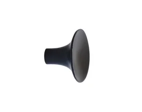 Věšák HiHat Knob Mini 2 ks, burned black