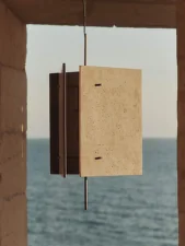 Závěsná lampa Oeste, sand