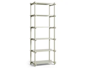 Policový systém Woody Column High, smokey grey