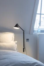 Nástěnná lampa NJP Long, black