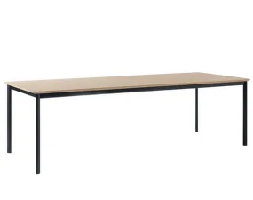 Jídelní stůl Drip HW117, black/lacquered oak