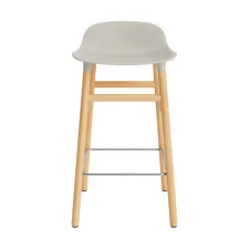Barová židle Form 65 cm, light grey/oak