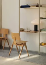 Policová sestava Rombe IF2 s pracovní deskou, alabaster