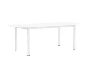 Stůl Annex Oblong 220x95, cream white/white laminate