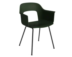 Jídelní židle Layout 211, black/bottle green