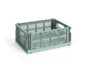 Úložný box Colour Crate M, sage green