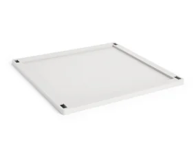 Plastové víko Colour Crate Square L, off-white