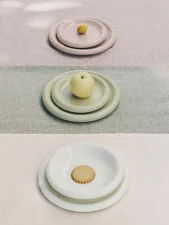 Talíř Barro Ø24 set 2ks, pink