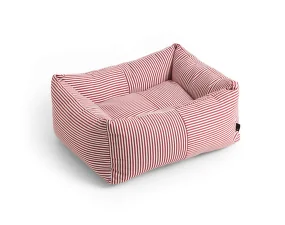 Psí pelíšek Dogs Bed XS, red and white stripe