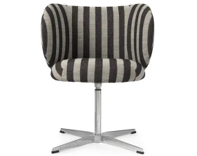 Jídelní židle Rico Swivel, Louisiana sand / black