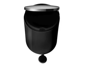 Pedálový odpadkový koš 7 l, black