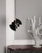 Závěsná lampa Multi-Lite Small, black/brass