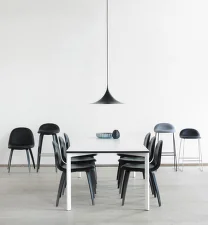 Závěsná lampa Semi 47, matt black