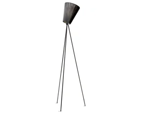 Ex-display stojací lampa Oslo Wood, black