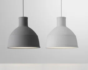 Závěsná lampa Unfold, light grey