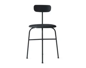 Židle Afteroom Dining Chair 4, leather, black/black