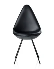 Židle Drop™, Essential leather black edition