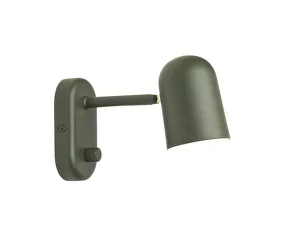 Nástěnná lampa Buddy, dark green