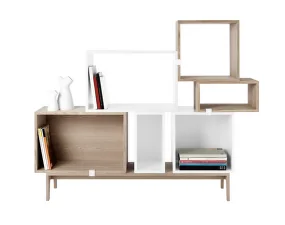 Policový díl Stacked small, oak