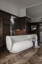 Sofa Rico bouclé, 4–seater, off-white