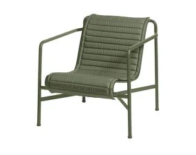 Textilní podsedák Palissade Lounge Chair Low quilted cushion, olive