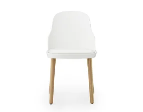 Židle Allez Chair Oak/Leather, white