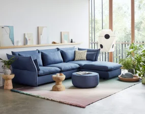 Dekorace kočky Resting Cat small, light blue