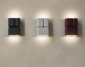 Nástěnná lampa Tabata, silk grey