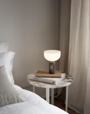 Přenosná lampa Kizu, Gris du Marais marble