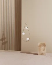 Lustr Pearls 80, brushed brass