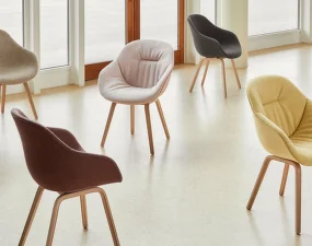 Židle AAC 123 Lacquered Walnut Veneer, Atlas 911