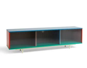 Skříňka Colour L Floor w. Glass Doors, multi