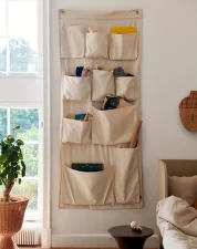 Nástěnný kapsář Canvas XL, Off-White