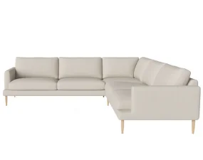 Pohovka Veneda 6-místná, white pigmented oiled oak/Ascot beige