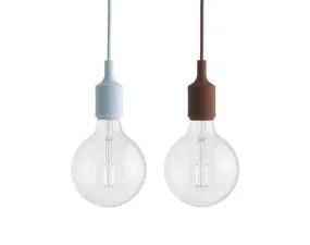 Závěsná LED lampa E27, deep red