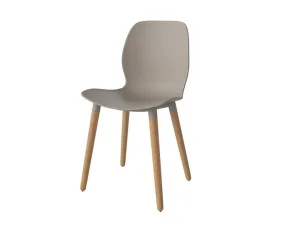 Jídelní židle Seed Wood, oiled oak / mocca
