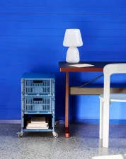 Kovové víko Colour Crate L, dark blue
