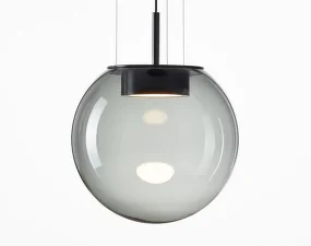 Závěsné svítidlo Orbis 500 PC1291, smoke grey / black matte