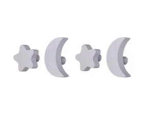 Dětské věšáky Stars & Moons, lilac