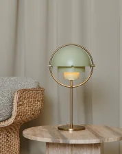 Stolní lampa Multi-Lite, desert sage / brass