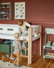 Polička Click-on Book Shelf, white
