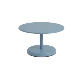 Stolek Linear Steel Coffee Table Ø70, pale blue