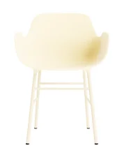 Židle Form s područkami, cream/cream