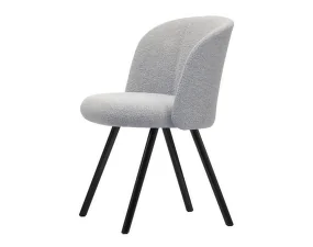 Ex-display čalouněná jídelní židle Mikado Side Chair Aluminium, cream/sierra grey