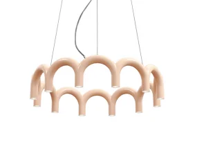 Závěsné svítidlo Arch Circle 98, nude