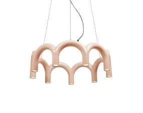 Závěsné svítidlo Arch Circle 76, nude