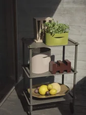 Květináč Ridge Planter H24, off-white