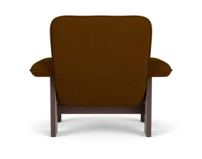 Křeslo Brasilia Lounge Chair, Baru 0450/dark stained oak