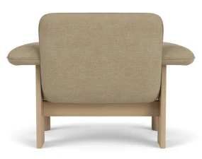 Křeslo Brasilia Low Back, Bouclé 02/natural oak
