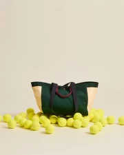 Plátěná taška Weekend Bag Small, dark green multi
